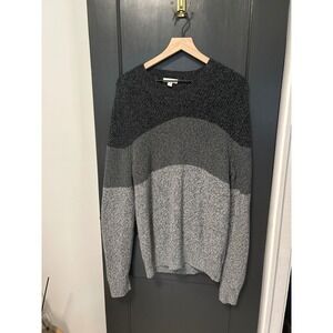 Vintage Gap Color Block Sweater Crew Neck Pullover Knitwear Casual XL